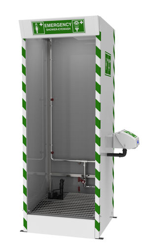Напольная душевая кабинка - STD-SD-31K - Hughes Safety Showers - для опасных сред / для интерьера / дезактивации