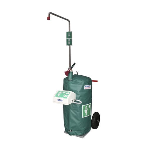 Подвижный аварийный душ - STD-J-40K/45G - Hughes Safety Showers - для интерьера / для открытого пространства / для опасных сред