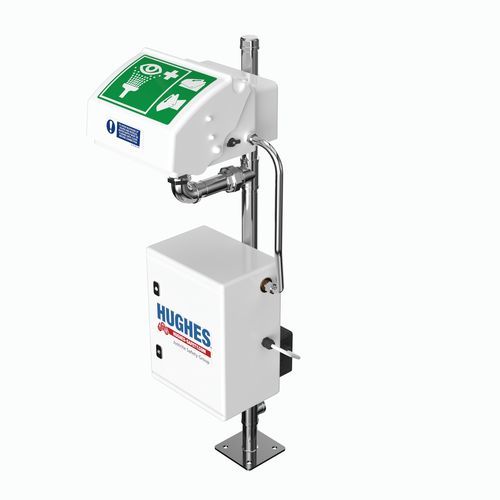 Напольный фонтанчик для промывки глаз - STD-IH-45GS/P - Hughes Safety Showers - с резервуаром / с паровым котлом / для использования в помещениях