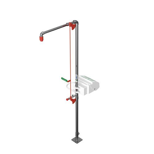 Напольный аварийный душ - EXP-20GS/45G - Hughes Safety Showers - фонтан для промывки глаз/лица / для интерьера / дезактивации
