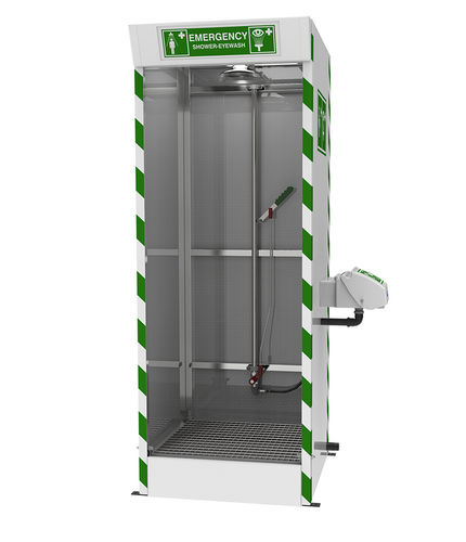 Напольная душевая кабинка - STD-SD-32K/45G - Hughes Safety Showers - для опасных сред / для интерьера / дезактивации