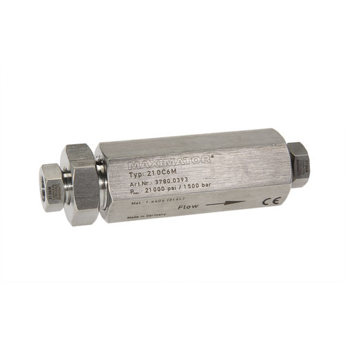 Шариковый предохранительный клапан - 21OC series - Maximator GmbH - для газа / резьбовой / О-ринг