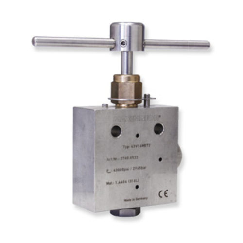 Пробковый клапан - 43V series - Maximator GmbH - с ручным управлением / для регулировки / для газа