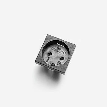 Встроенный розетка и разъем - Danish 2p - Duelco