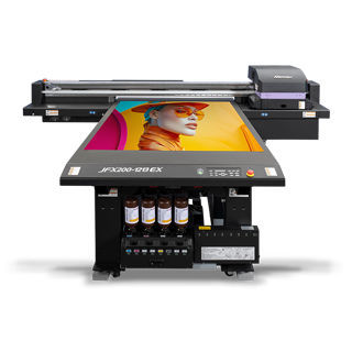 Графический плоттер со струйной УФ-печатью - JFX200-1213 EX - Mimaki Engineering Co. Ltd - цветной / высокоскоростной