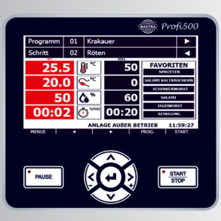 Система управления для процесса - Profi500 - bastra - цифровая / для промышленности / автоматическая