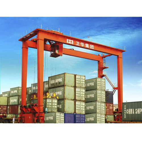 Козловой кран на рейке - RMG - Henan Weihua Heavy Machinery Co., Ltd - для использования на морских судах