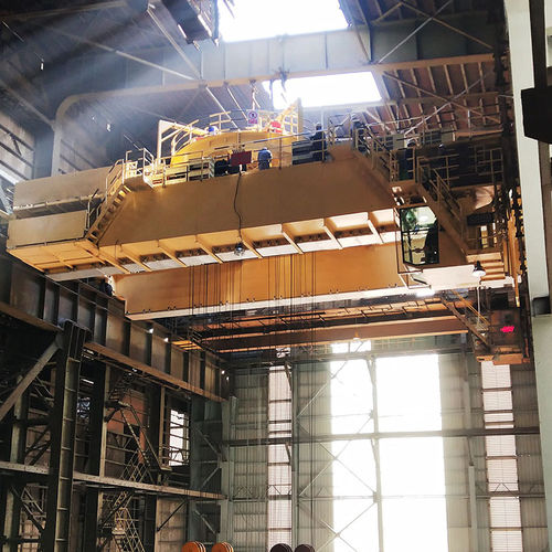 Двухбалочный мостовой кран - Henan Weihua Heavy Machinery Co., Ltd - с захватом / для интенсивного использования