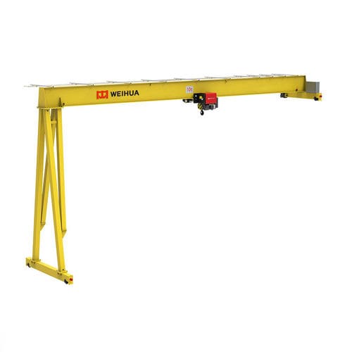 Стационарный полукозловой кран - Henan Weihua Heavy Machinery Co., Ltd - однобалочный / электрический