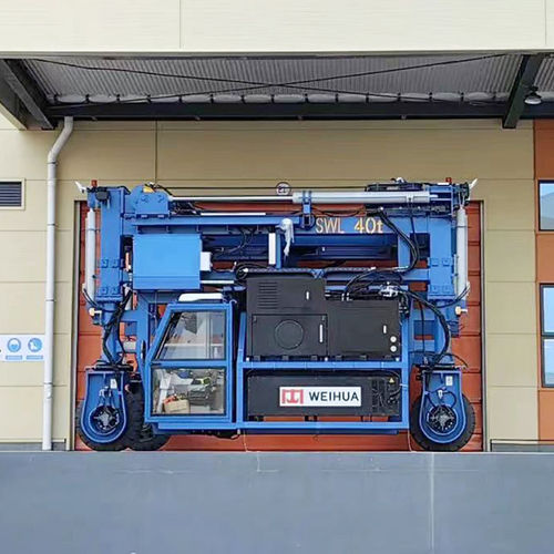 Мобильный башенный кран - Henan Weihua Heavy Machinery Co., Ltd - для разгрузочно-погрузочных работ / транспортный / для контейнера