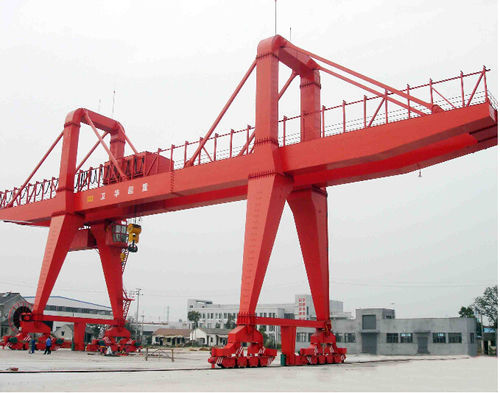 Козловой кран на рейке - Henan Weihua Heavy Machinery Co., Ltd - из стали / двухбалочный