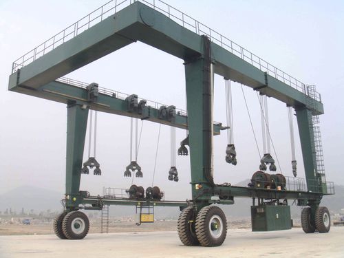 Колесный козловой кран - weihua crane - Henan Weihua Heavy Machinery Co., Ltd - для разгрузки судна
