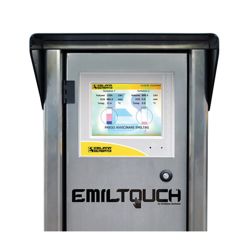 Система наблюдения расхода автомобильного топлива - Emiltouch® - Emiliana Serbatoi - для бака / автоматическая / GPRS
