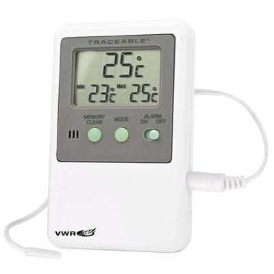 Термометр с зондом - VWR - с дисплеем LCD / для лабораторий / программируемый