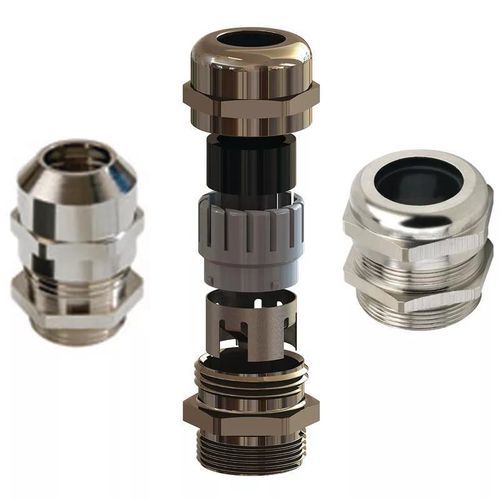 Кабельная втулка из никелевой латуни - SR1717 - Essentra Components - из нержавеющей стали / IP68 / с экранированием CEM