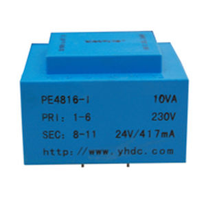 Разделительный трансформатор - PE4816-I - YHDC Dechang Electric - инкапсулированный / монофазовый / вставляемый
