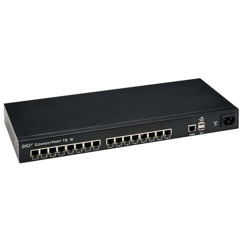 Сервер терминала - ConnectPort® TS 8/16 - Digi International - для монтажа в стойку / промышленный / Ethernet