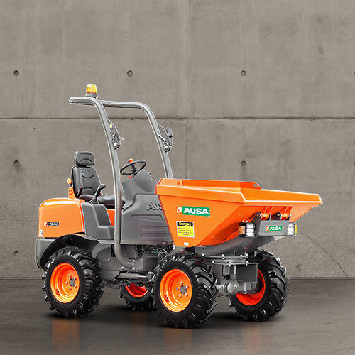 Колесный опрокидыватель - D150AHG - AUSA - дизельный / с поворотным кузовом / с шарнирным кузовом