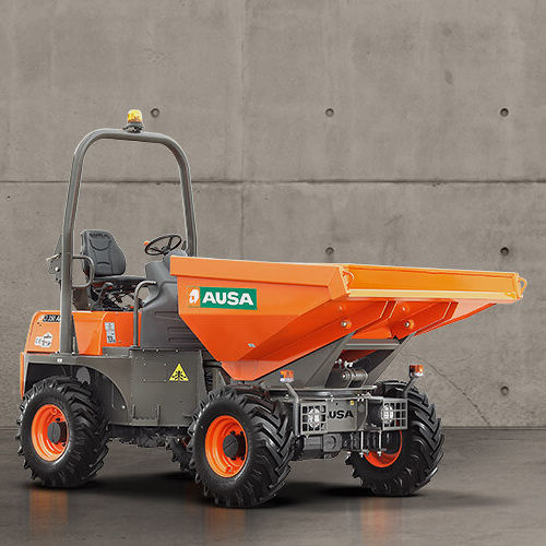 Колесный опрокидыватель - D350AHG - AUSA - дизельный / с поворотным кузовом / с шарнирным кузовом