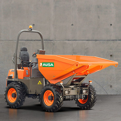 Колесный опрокидыватель - D450AHG - AUSA - дизельный / с поворотным кузовом / с шарнирным кузовом