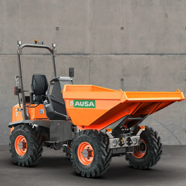 Колесный опрокидыватель - D301AHG - AUSA - дизельный / с шарнирным кузовом / 4 роликоподшипника с приводным валом