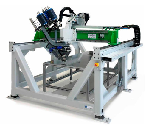 Автоматическая machine pour le placement de fibres - Coexpair s.a. - для композитов / для трансферного формования полимеров