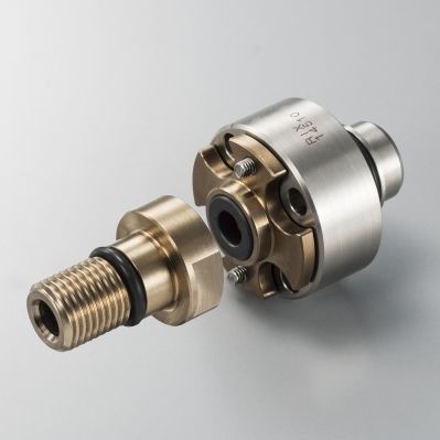 Поворотное соединение для масла - ESX20M-L - RIX Europe - многозаходное / для станка / из нержавеющей стали