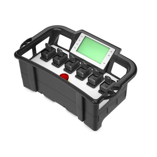 Пульт дистанционного управления с джойстиком - Nano-magna - NBB Controls + Components GmbH - радио / с конфигурируемыми кнопками / с рычажным выключателем