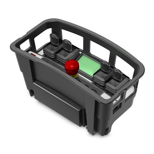 Пульт дистанционного управления с джойстиком - Nano-minor - NBB Controls + Components GmbH - радио / с конфигурируемыми кнопками / с рычажным выключателем
