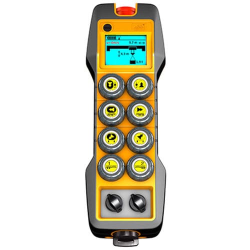 Пульт дистанционного управления с конфигурируемыми кнопками - PocketEvo-media - NBB Controls + Components GmbH - радио / промышленный / для подъемного крана