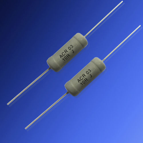 Резистор в катушке - ACR series  - shenzhen kawaxin electronics co.,ltd - мощности / с высокой мощностью импульса / с осевыми выводами