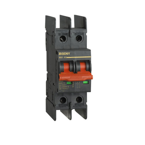 Выключатель постоянный ток - BB1-63 - Zhejiang Benyi Electrical Co.,ltd. - 2 полюса / с ручной перезарядкой / для фотогальванического оборудования
