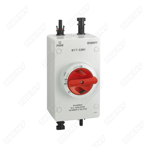 Ротационный разъединитель - BYT-32M1 - Zhejiang Benyi Electrical Co.,ltd. - низкого напряжения / 4 полюса / DC