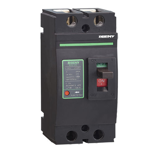 Магнитно-термический выключатель - BDM-250 - Zhejiang Benyi Electrical Co.,ltd. - с постоянным током / 2 полюса / высокой мощности