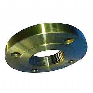 Фланец из углеродистой стали - LD-THRF-SC - Pipe Valve Flange Factory Landee - с отверстиями / винтовой / ANSI