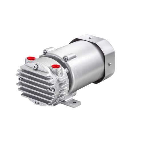 Лопастный вакуумный насос - DV-7V - Yuh Bang Industrial Co., Ltd - безмасляный / одноуровневый / с электрическим исполнительным устройством