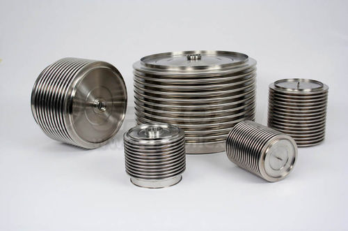 Компенсатор линейного расширения для трансформатора - Bellows for instrument transformers - Spiroflex d.o.o. - из стали / круглый / привинчиваемый