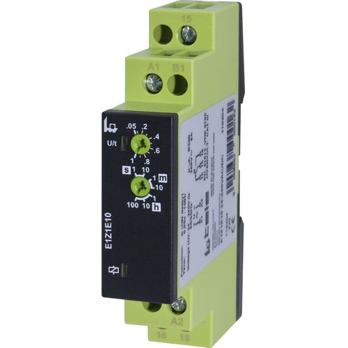 Электронный таймер - E1Z1E10 24-240V AC/DC - TELE Haase Steuergeraete GmbH - с задержкой включения / на DIN-рейке / для OEM