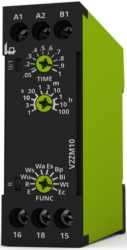 Электронное реле времени - V2ZM10 12-240V AC/DC - TELE Haase Steuergeraete GmbH - для защиты / многофункциональное / импульсное