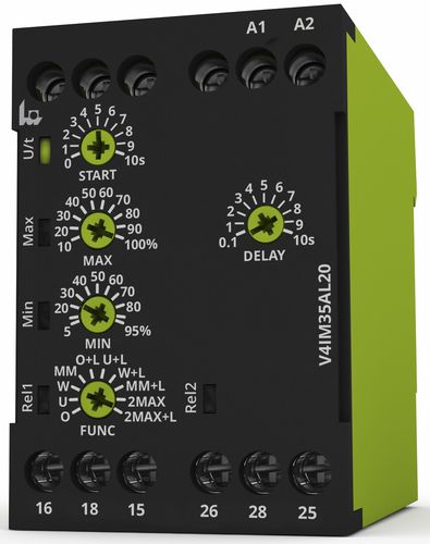 Реле для наблюдения тока - V4IM35AL20 - TELE Haase Steuergeraete GmbH - 2NO/NF / AC/DC / монофазовое