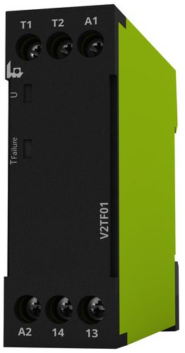 Реле для наблюдения для измерения температуры - V2TF01, PTC  - TELE Haase Steuergeraete GmbH - 1NF / на DIN-рейке / с автоматическим сбросом