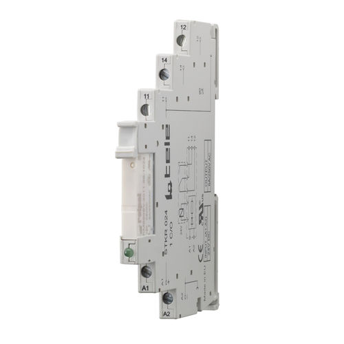 Электромеханическое реле 24 Vcc - STKR024 - TELE Haase Steuergeraete GmbH - 1NO/NF / компактное / тонкое
