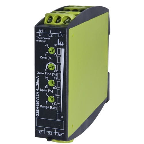 Датчик мощности на DIN-рейке - G2BA480V12A 0...10V - TELE Haase Steuergeraete GmbH - трехфазовый