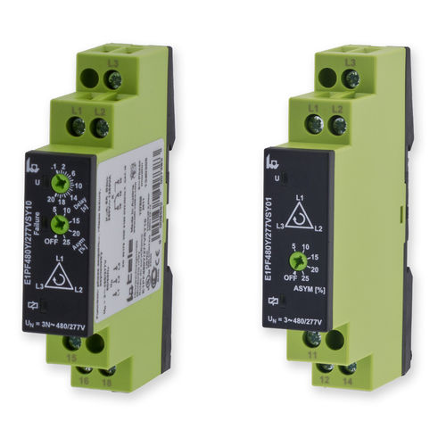 Реле для наблюдения напряжения - E1PF480Y/277VSY10 - TELE Haase Steuergeraete GmbH - порядка чередования фаз / отсутствие фазы / перекос фаз