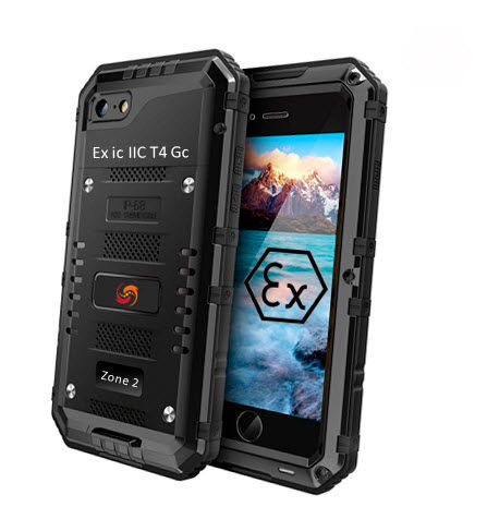 Взрывозащищенный промышленный смартфон - Explosion proof iphone 8 - Atexxo B.V. - искробезопасный / ATEX