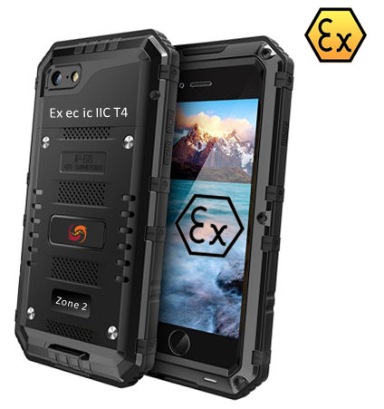 Промышленный смартфон ATEX - ATEX iPhone SE - Atexxo B.V. - WiFi / взрывозащищенный / искробезопасный