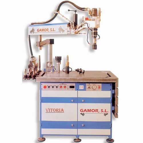Вертикальный станок для нарезания резьбы - VITORIA RHG-M130  (M3-M130)  - GAMOR - на поворотной стойке / гидравлический