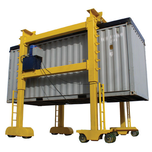 Колесный козловой кран - TMSC series - Air Technical Industries - для контейнера / из стали / защищенный