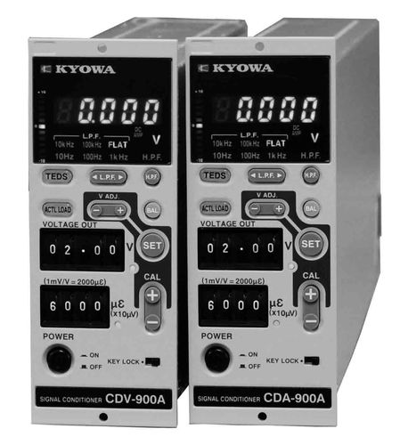 Формирователь сигнала со слабым шумом - CDV-900A series  - Kyowa Electronic Instruments Co. - для тензометра