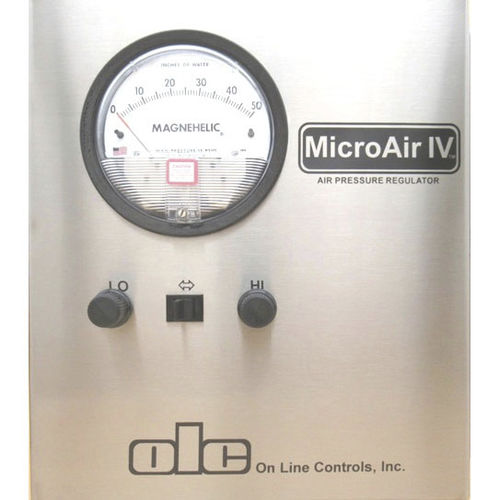 Регулятор давления сверхнизкое давление - MicroAir IV - On Line Controls, Inc. - для воздуха / на пружине / одноуровневый